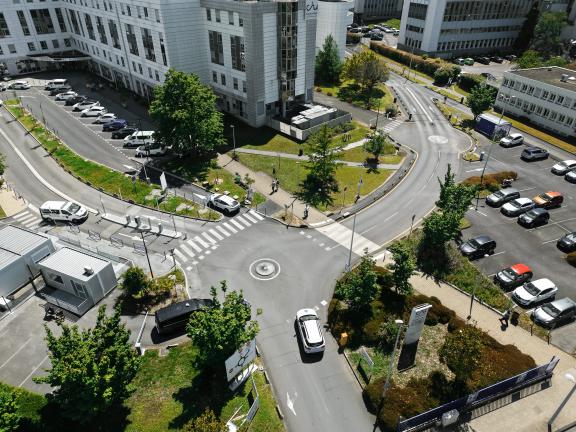 Visualisation du dépose-minute Entrée Dunant