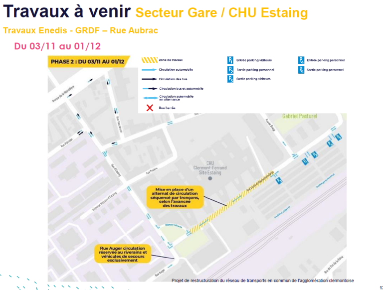 Travaux en cours Estaing - Gare 2