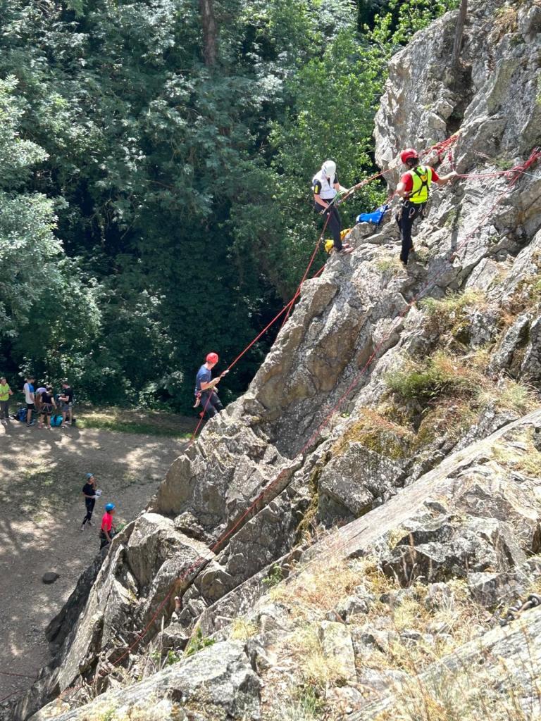 Escalade sur les falaises de Ceyrat