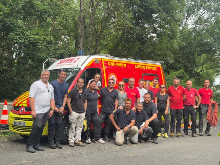Photo de groupe à Ceyrat